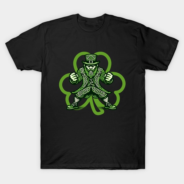 Celtic Leprechaun T-Shirt by HUNTINGisLIFE